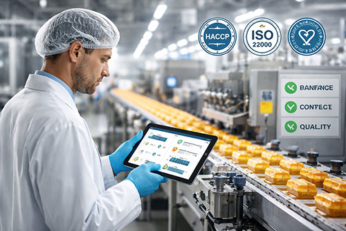 Contrôle qualité agroalimentaire, normes HACCP et conformité industrielle